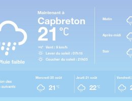 découvrez les prévisions météo complètes pour la rochelle le 19 août 2025 : températures, ensoleillement, risques de pluie et conseils pratiques pour organiser votre journée.