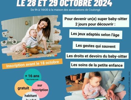 participez à notre atelier de sensibilisation au baby-sitting à la rochelle : conseils, sécurité, responsabilités et bonnes pratiques pour des gardes d’enfants sereines. inscription ouverte à tous !