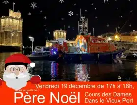 découvrez la rencontre exceptionnelle entre le père noël et les sauveteurs en mer à la rochelle, une tradition festive et solidaire qui célèbre le courage et la magie de noël au bord de l'océan.